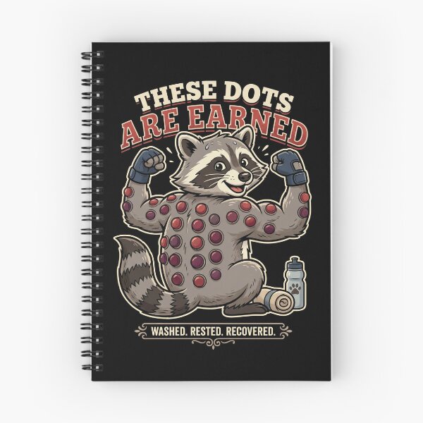 Item preview, Funny Cupping Therapy Raccoon These Dots Are Earned designed and sold by Majnon8bp.