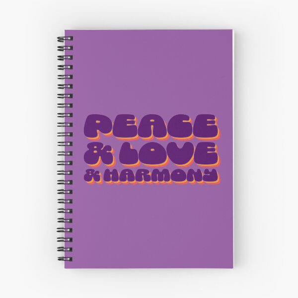 Item preview, Peace & Love & Harmony - Aubergine designed and sold by sillyjess.