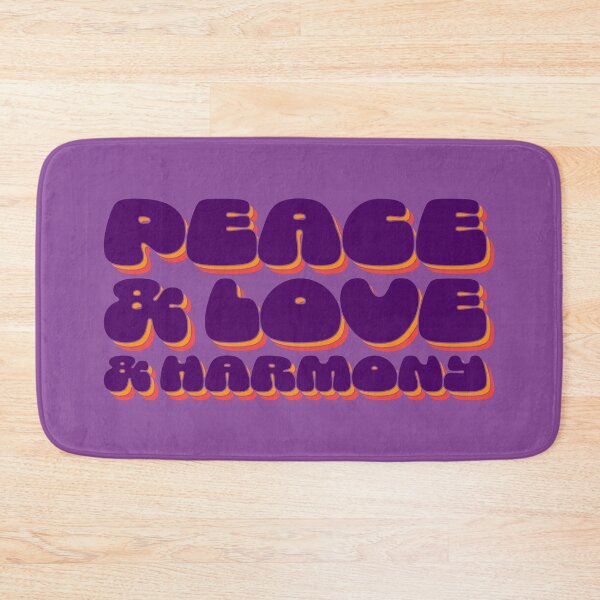Item preview, Peace & Love & Harmony - Aubergine designed and sold by sillyjess.