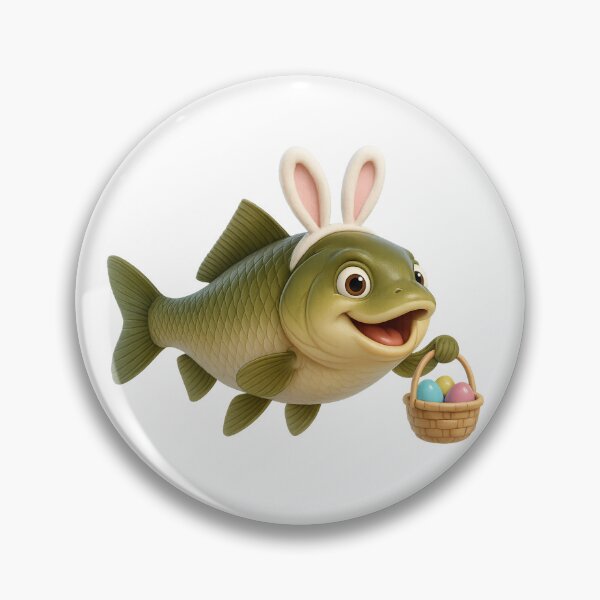 Item preview, Easter Grass Carp designed and sold by Sillytoe.