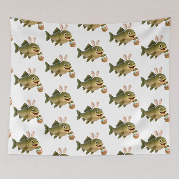 Item preview, Easter Grass Carp designed and sold by Sillytoe.