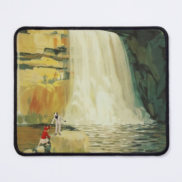 Item preview, Ingleton Falls Vintage Railway Travel Poster designed and sold by CJChronicles.