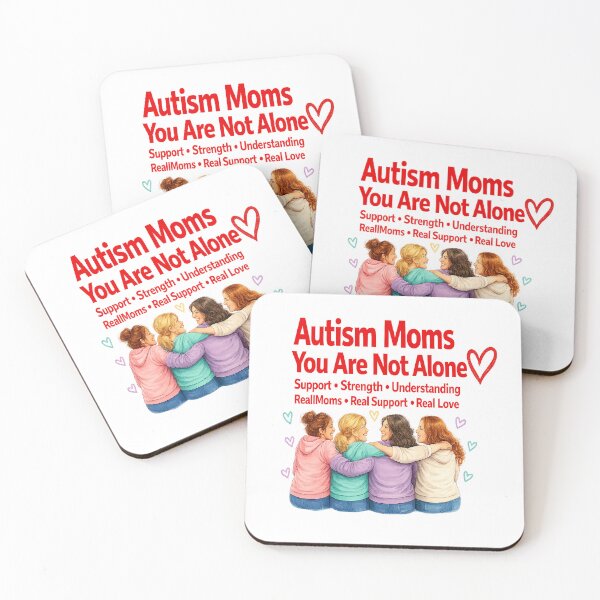 Item preview, Autism Moms – You Are Not Alone | Support, Strength & Understanding designed and sold by Mother Daughter Drawings .