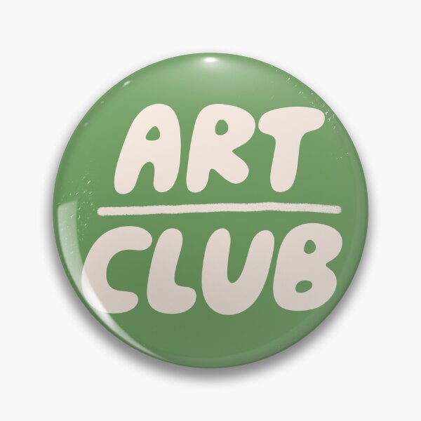 Artikelvorschau, Abzeichen des Kunstclubs (Grün) entworfen und verkauft von yellowflowerhut.