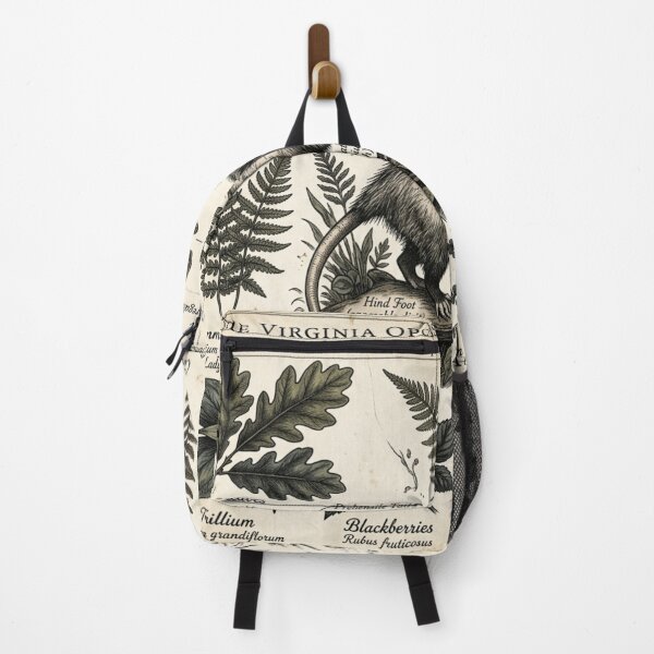 Item preview, Botanical Trash Animal - Vintage Opossum Anatomy designed and sold by Retro Mood Co.