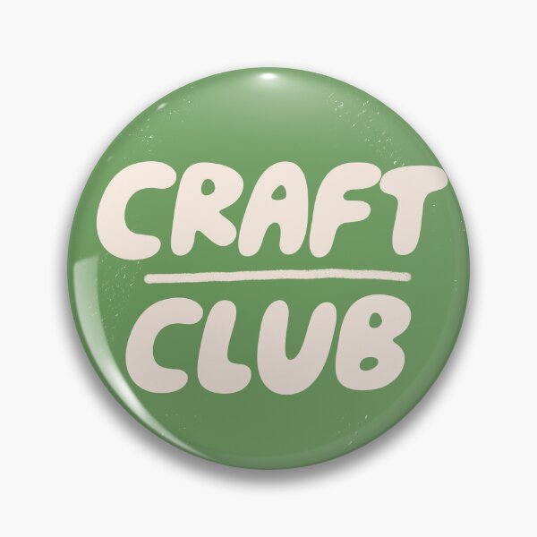 Item preview, Craft Club Badge (Green) designed and sold by yellowflowerhut.