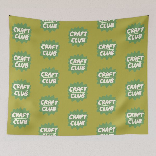Item preview, Craft Club Badge (Green) designed and sold by yellowflowerhut.
