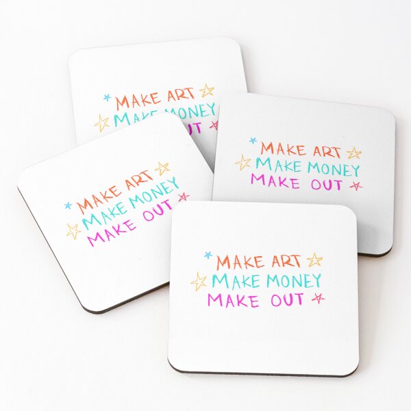 Item preview, make art make money make out  designed and sold by crisspydraws.