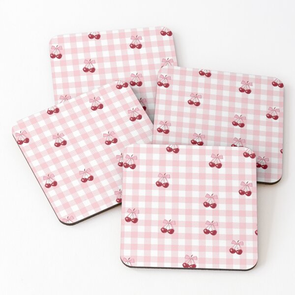 Item preview, Plad print with cherries designed and sold by KassiesKreation.