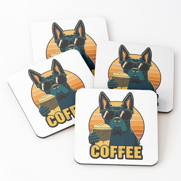 Item preview, Caffeine Powered Cane Corso – Funny Coffee Dog T-Shirt designed and sold by MerchWSzpilkach.