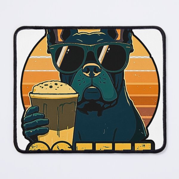 Item preview, Caffeine Powered Cane Corso – Funny Coffee Dog T-Shirt designed and sold by MerchWSzpilkach.