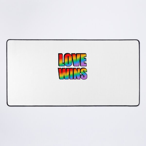 Item preview, LOVE WINS rainbow pride designed and sold by Inspirationmotivation.