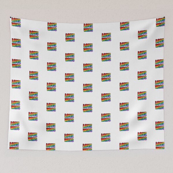 Item preview, LOVE WINS rainbow pride designed and sold by Inspirationmotivation.