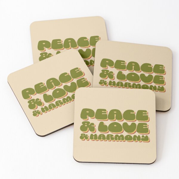 Item preview, Peace & Love & Harmony - Olive designed and sold by sillyjess.