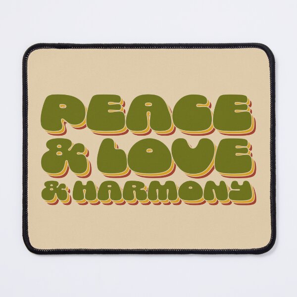 Item preview, Peace & Love & Harmony - Olive designed and sold by sillyjess.