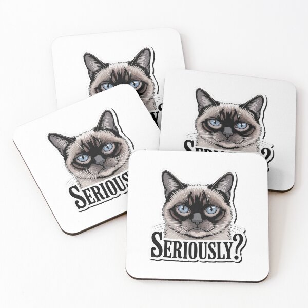 Item preview, Seriously? | Cat Lover | Cat Mom | Sticker designed and sold by animenosekaiii.