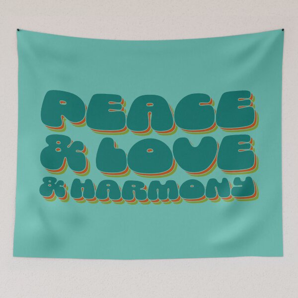 Item preview, Peace & Love & Harmony - Peacock designed and sold by sillyjess.