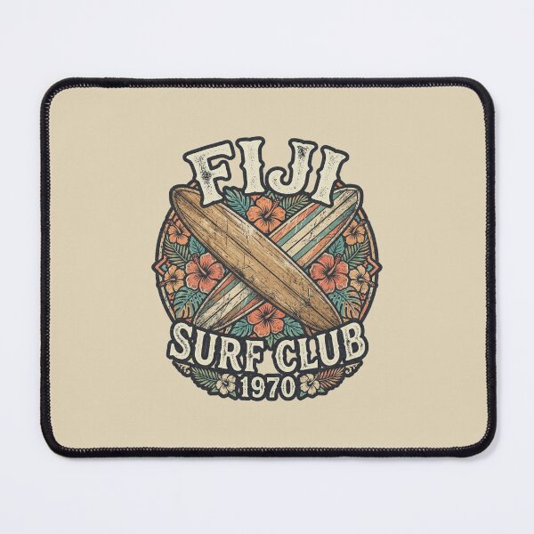 Item preview, Fiji Surf Club Vintage Board Graphic designed and sold by DuckOddity.