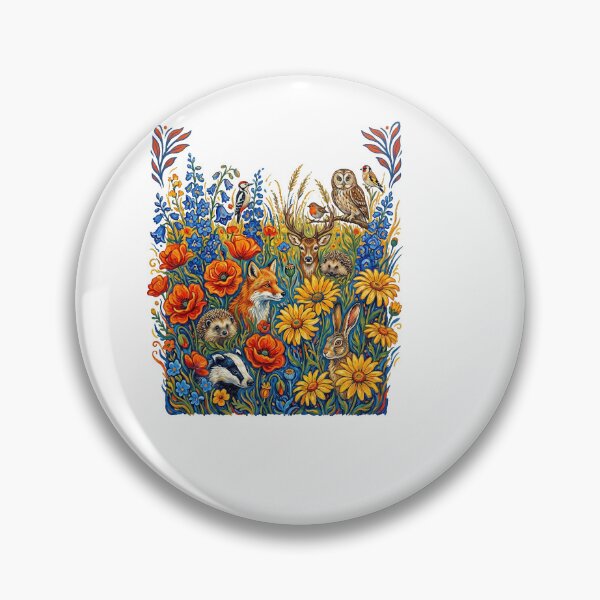 Item preview, Woodland Wildlife Flowers Beautiful designed and sold by TeeARTHY.