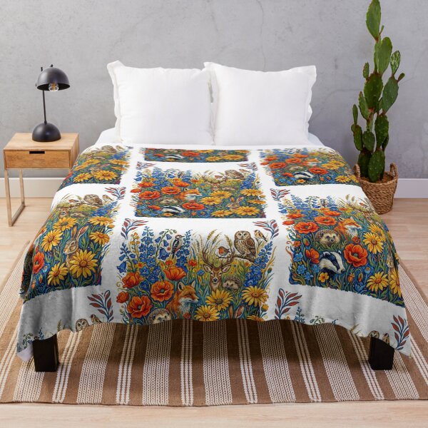 Item preview, Woodland Wildlife Flowers Beautiful designed and sold by TeeARTHY.