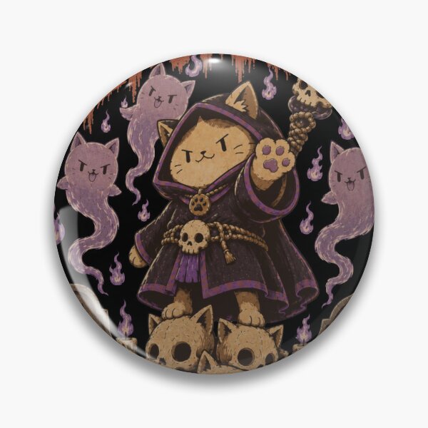 Item preview, Nekomancer Retro Cute designed and sold by WitchoftheHood.