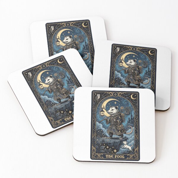 Item preview, The Tlacuache Tarot - Mystical Opossum Card designed and sold by Retro Mood Co.