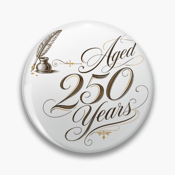 Item preview, 250th Anniversary Vintage Quill Elegant Calligraphy Script designed and sold by chattsuede.