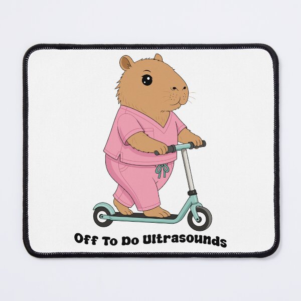 Item preview, Capybara Sonographer designed and sold by MonstrosiTees.