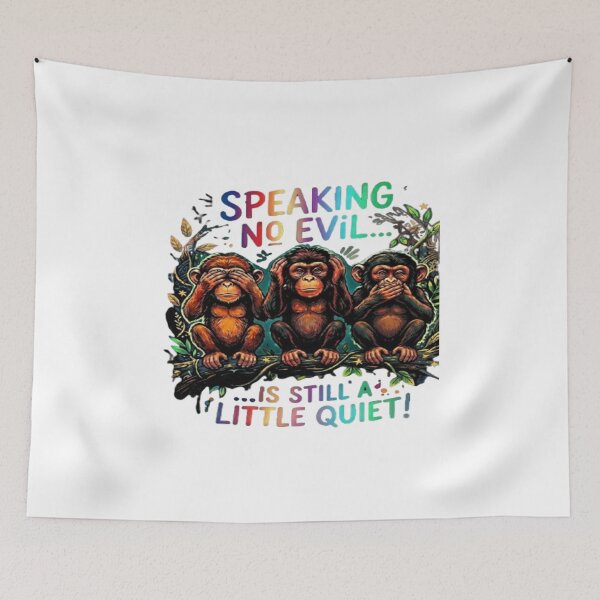 Item preview, Sarcastic Wise Monkeys designed and sold by MAJCO-ART.
