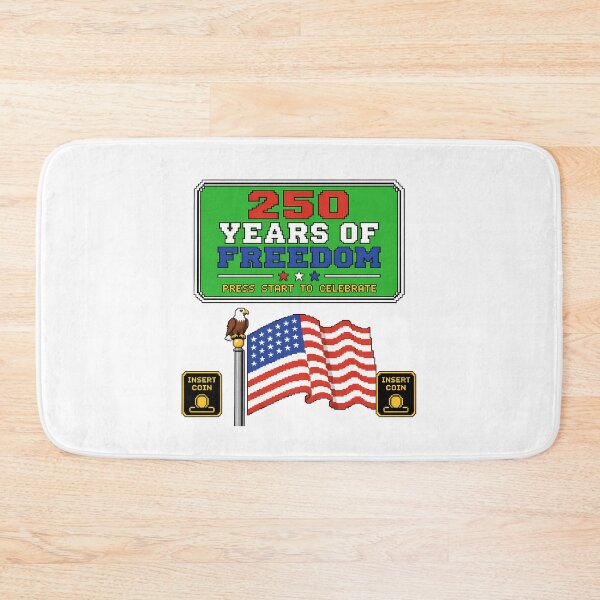 Item preview, 250th Anniversary 8-Bit Flag Patriotic Gamer Eagle designed and sold by chattsuede.