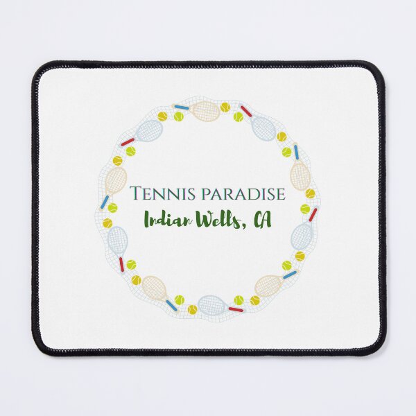 Item preview, Gift for a Tennis Fan, Gift for a Tennis Player, Gift for a Tennis Fan. Tennis Paradise, Indian Wells, CA designed and sold by ShrimpAndGrits.