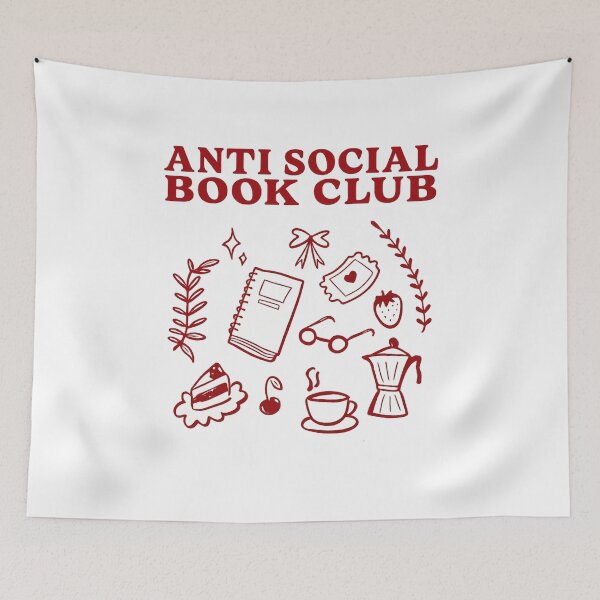 Item preview, Anti Social Book Club designed and sold by BurunaMD.