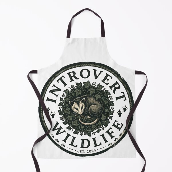 Item preview, Introvert Wildlife - Feral Possum Typography designed and sold by Retro Mood Co.