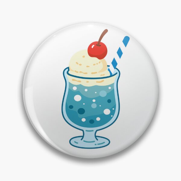Item preview, Retro Japanese Cafe Blue Hawaii Cream Soda designed and sold by Anne97s.