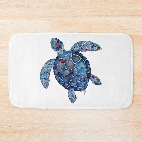 Item preview, Blue Cayman Island Turtle Watercolor Design designed and sold by AlinaArt&Design.