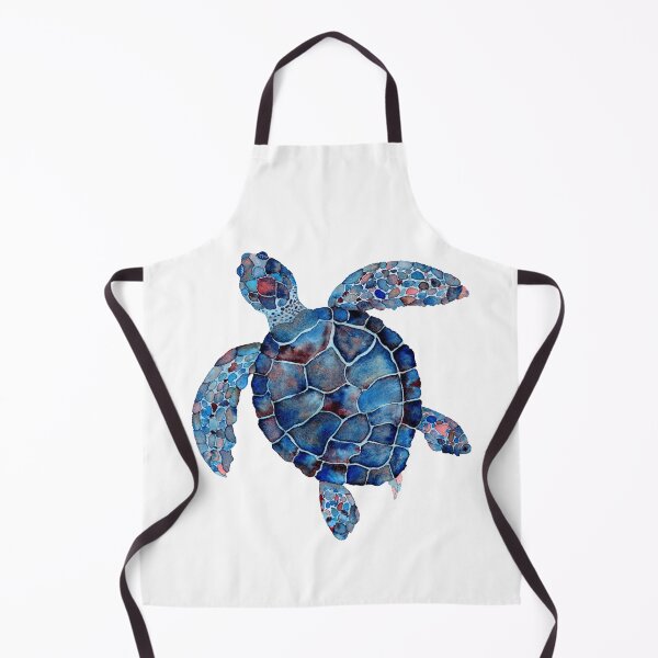 Item preview, Blue Cayman Island Turtle Watercolor Design designed and sold by AlinaArt&Design.