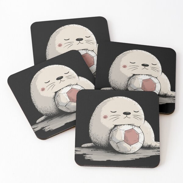 Item preview, Sleepy Soccer Seal  designed and sold by ClubVacay.