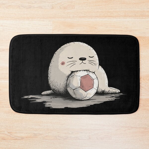 Item preview, Sleepy Soccer Seal  designed and sold by ClubVacay.