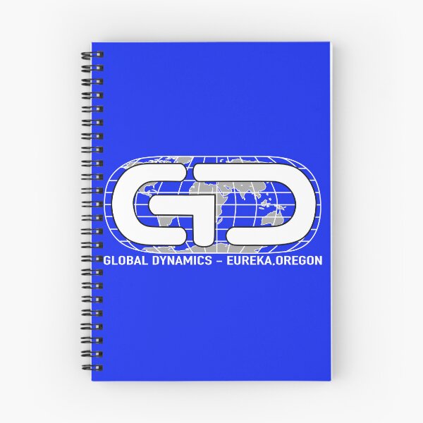 Item preview, Global Dynamics Eureka Oregon Retro Logo (White) designed and sold by Rewatch-Podcast.