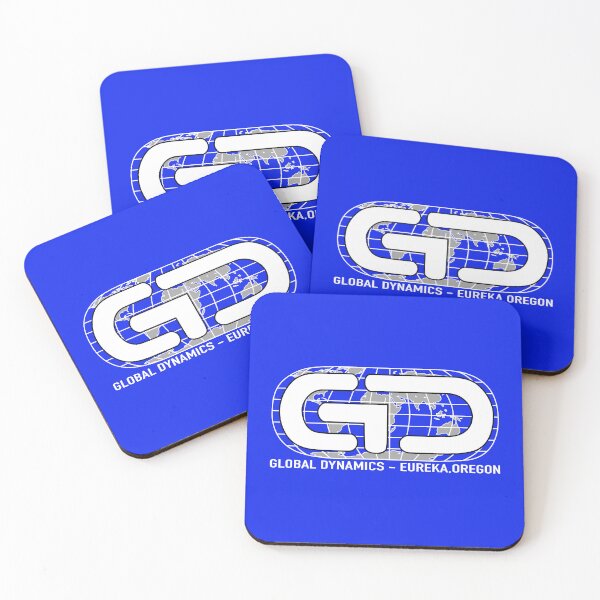 Item preview, Global Dynamics Eureka Oregon Retro Logo (White) designed and sold by Rewatch-Podcast.