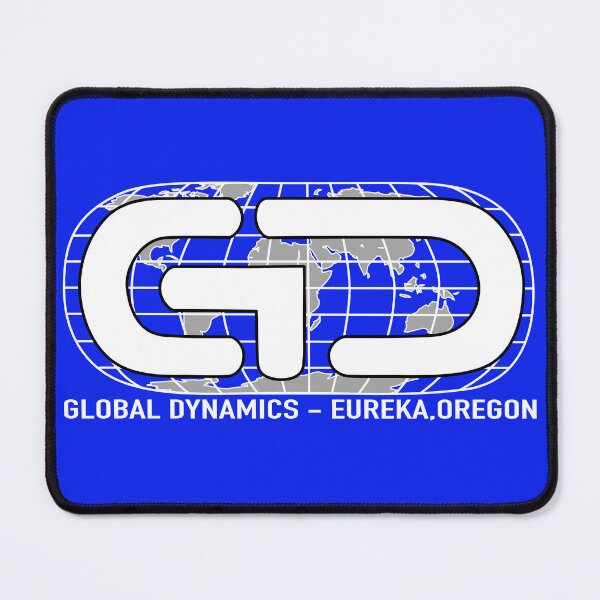 Item preview, Global Dynamics Eureka Oregon Retro Logo (White) designed and sold by Rewatch-Podcast.