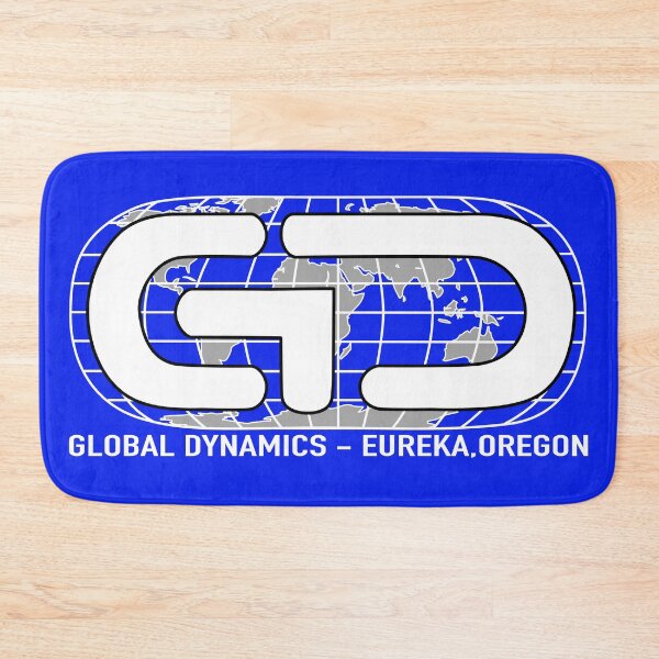 Item preview, Global Dynamics Eureka Oregon Retro Logo (White) designed and sold by Rewatch-Podcast.