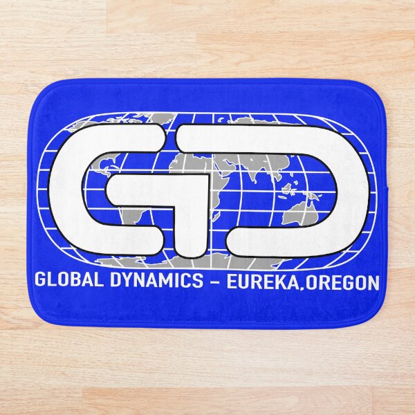 Item preview, Global Dynamics Eureka Oregon Retro Logo (White) designed and sold by Rewatch-Podcast.