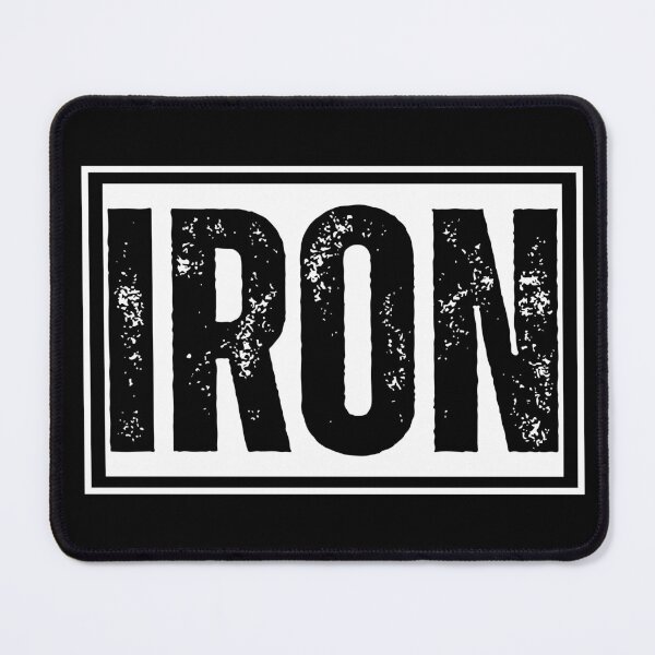 Item preview, Iron Distressed Graphic Bold Black Text Minimal designed and sold by HYPNK.