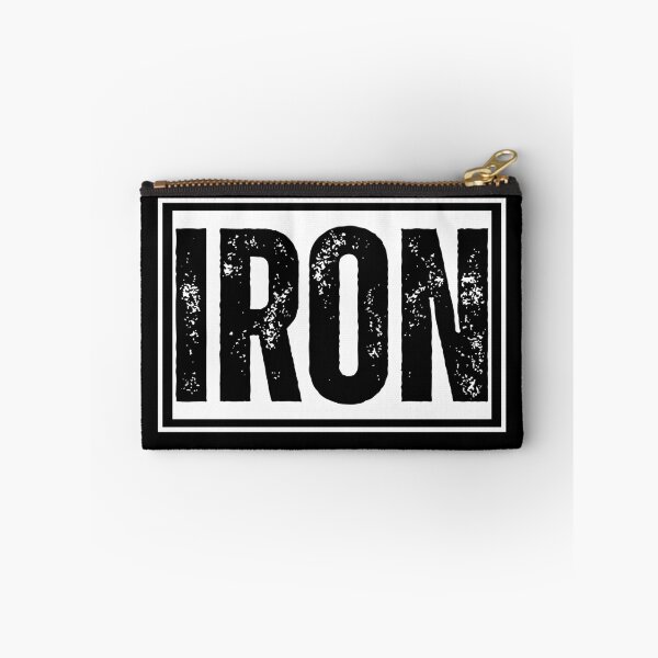 Item preview, Iron Distressed Graphic Bold Black Text Minimal designed and sold by HYPNK.
