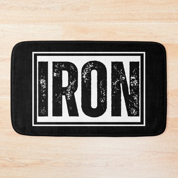 Item preview, Iron Distressed Graphic Bold Black Text Minimal designed and sold by HYPNK.