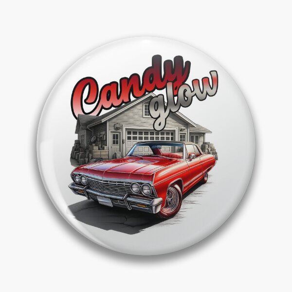 Item preview, Candy Glow - Classic Red Lowrider Retro Car Design designed and sold by Elite-Store66.