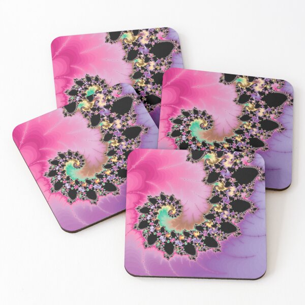 Item preview, Pink and Lavender Spiral Fractal designed and sold by ccitypictures.