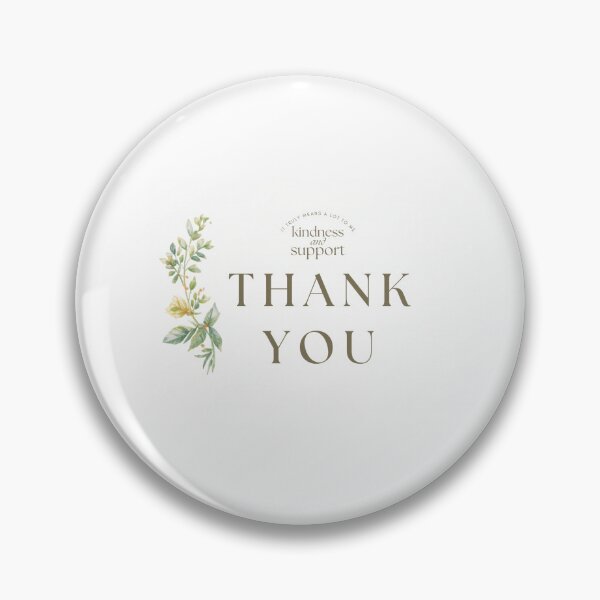 Item preview, Botanical Watercolor Thank you card designed and sold by littleluckystuf.