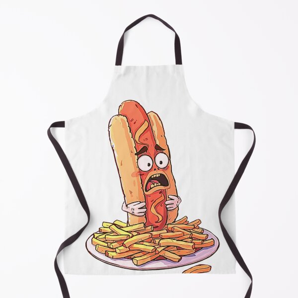 Item preview, Hotdog in Emotional Crisis – Funny Existential Food T-Shirt designed and sold by MerchWSzpilkach.